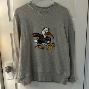 University of Miami crewneck